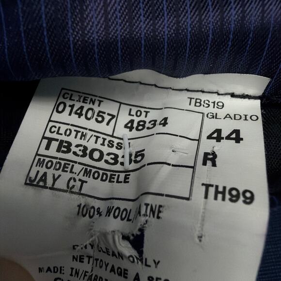 Ted Baker Endurance Blazer 44R Blue Wool 2 Button Jay Ct Sport Jacket London - Picture 3 of 12